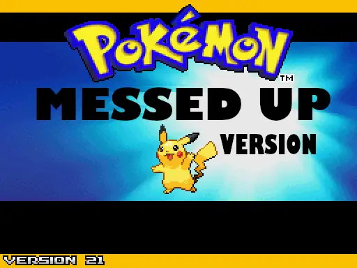 Pokemon Messed Up Version -XXX- (v2.1) Español - title